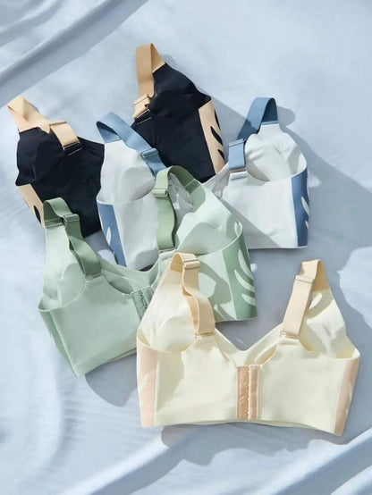 4pcs Plus Size Deluxe Anti-Gravity Lifting Bra - Closed Double Breasted Front