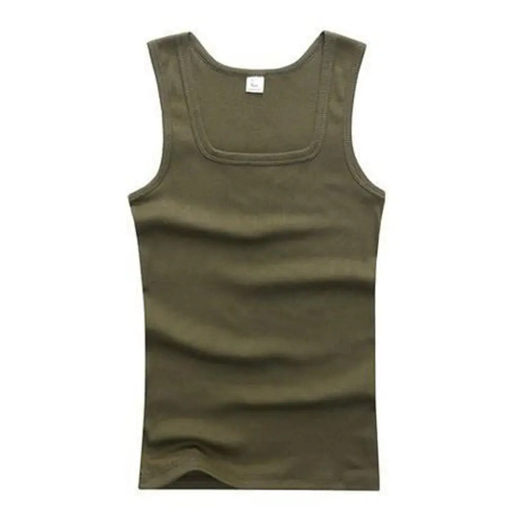 Male  Women Basic Elastic tank top Pure Cotton Sleeveless Men's t-shirt Bodybuilding T-shirt