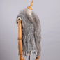 Luxury Women's Genuine Premium Long Hair Rabbit Fur Knit Vest