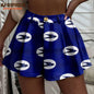 Women's Running Shorts Elastic High Waisted Shorts with Pockets  Short Pants African Ankara Print