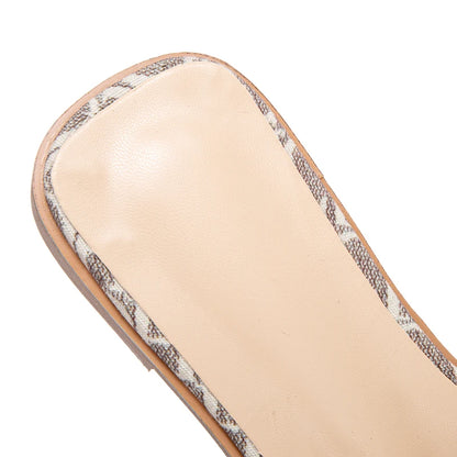 Classic Simple Design Wearable  Anti-slip Sole Letter Printed Slippers Seasonal  Summer Fashion Women's Sandals