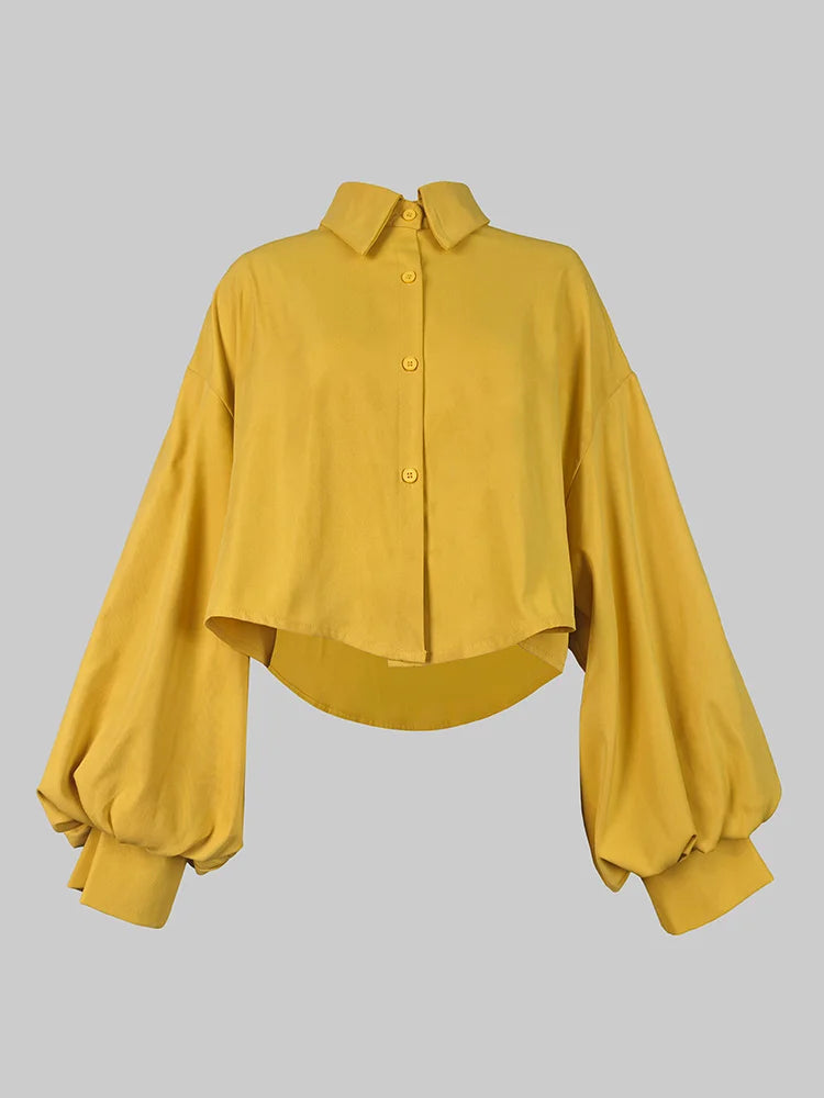 Elegant Women's Sets Yellow Two Piece Set