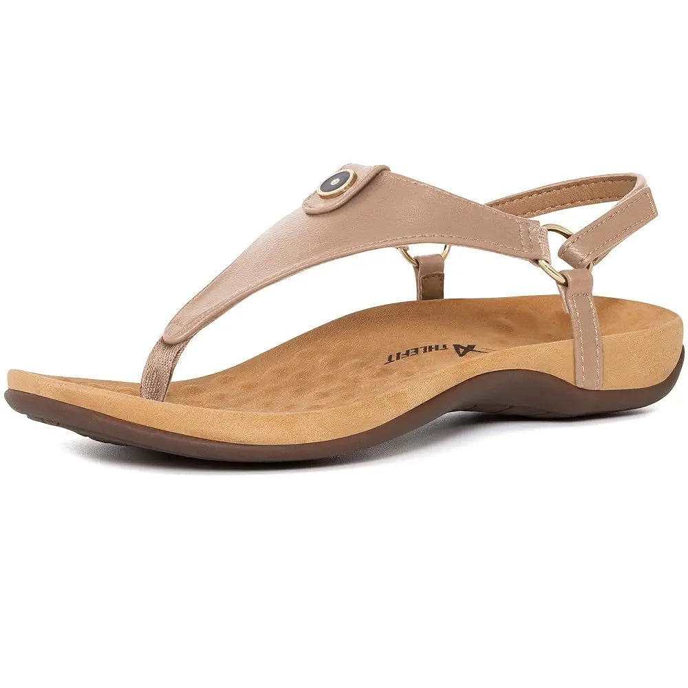 Women's Comfortable Orthopedic Sandals Thong Dressy T-Strap Orthotic Casual Summer