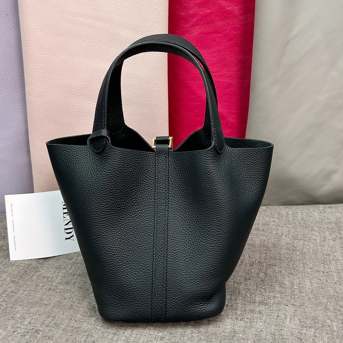 MENDY Women  Handbags Bucket Bag Real Leather Tote Bag Genuine Leather Luxury   Size Large Lady Hand Bags