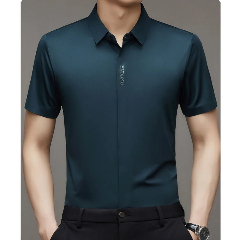 Mulberry Silk Men Business Shirt