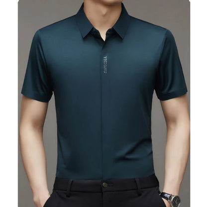 Mulberry Silk Men Business Shirt