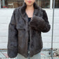 Natural Rabbit Fur Coat Women Winter Jacket Real Leather And Fur