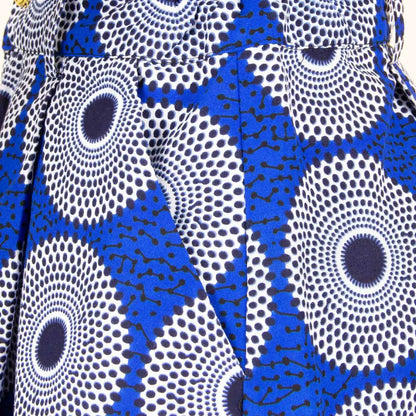 Women's Running Shorts Elastic High Waisted Shorts with Pockets  Short Pants African Ankara Print