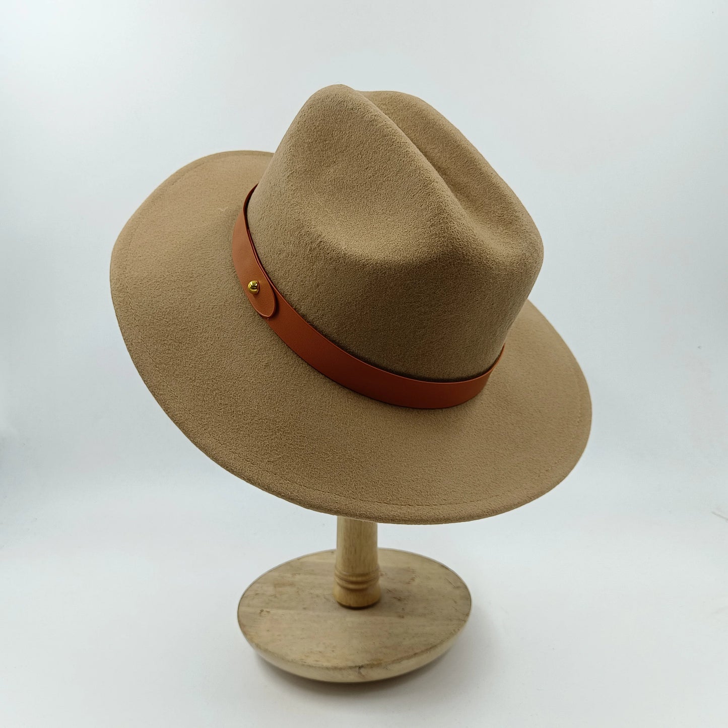 Zipper shallow  fedora hat  woolen hat ladies European punk chain novelty