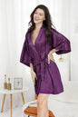 Nightgown Soft Bathrobe Short Women's Lounge Bride Bridesmaid Morning Gown  Wedding Party