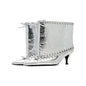 Pointed Strap Design Large Barrel High Heel Fashion Western Cowboy Women's Short Boots