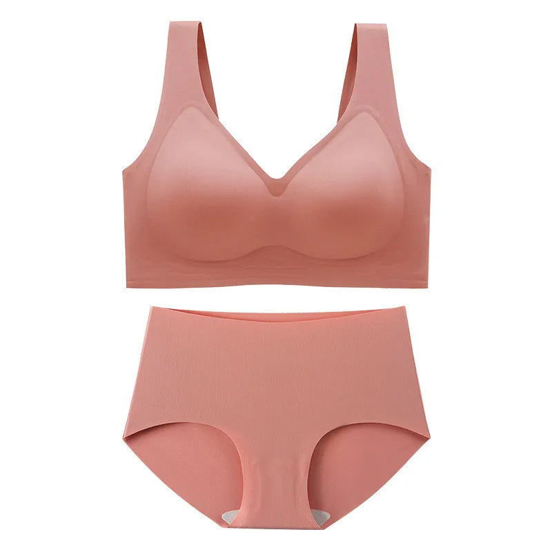 Plus Size Women Bra Sets Panties