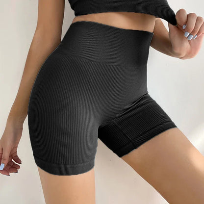Ribbed Women Cycling Shorts