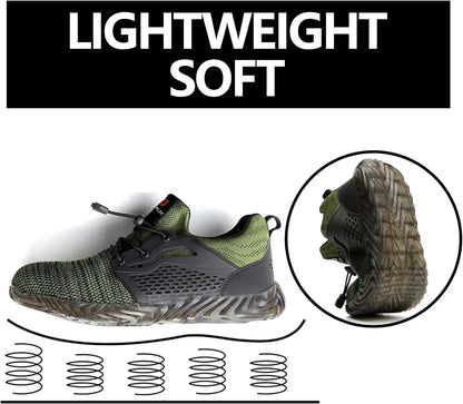 Indestructible Work Shoes Lightweight Comfortable Safety Boots Shoes for Construction