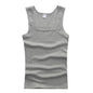Male  Women Basic Elastic tank top Pure Cotton Sleeveless Men's t-shirt Bodybuilding T-shirt