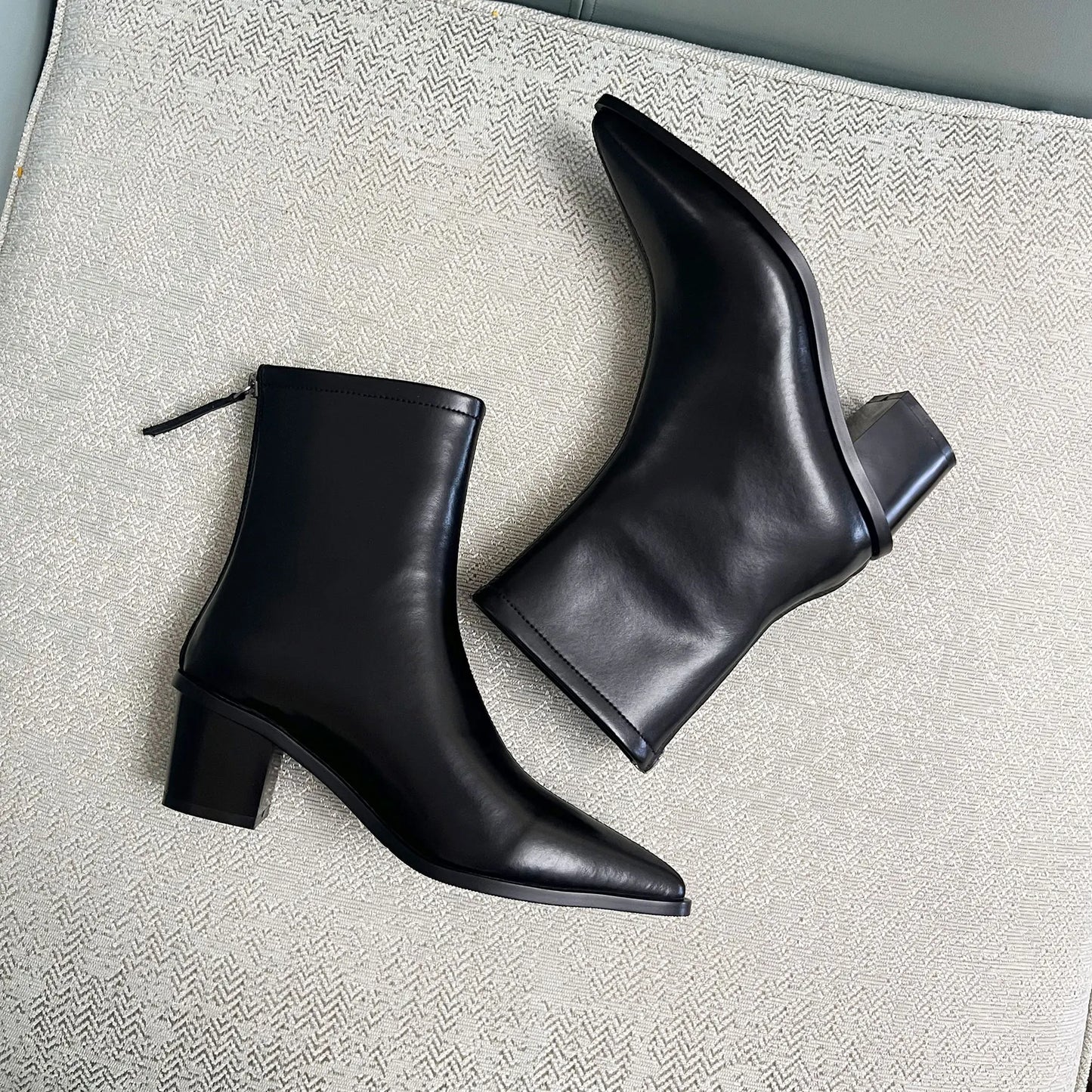 Women Ankle Boots Genuine Leather Autumn Winter Boots